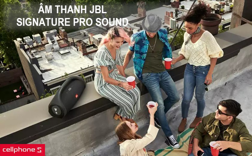 jbl-boombox-2-2 Cơ chế âm hai loa woofer và hai loa tweeter, hai driver cộng hưởng trầm