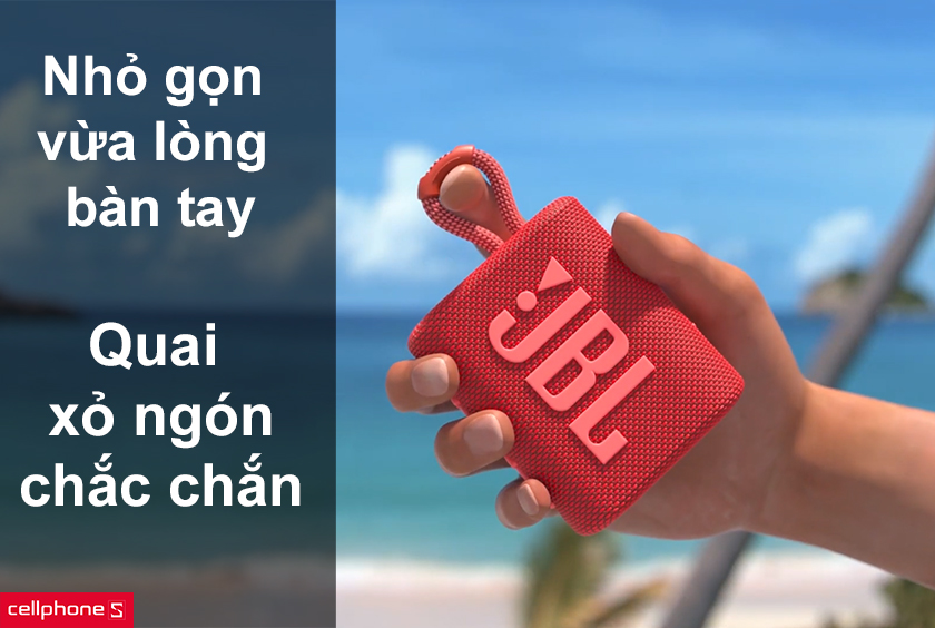 loa-bluetooth-jbl-go-3 Nhỏ gọn vừa lòng bàn tay