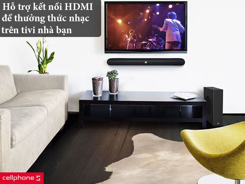 loa-tivi-jbl-sb160-2-3 hỗ trợ kết nối HDMI