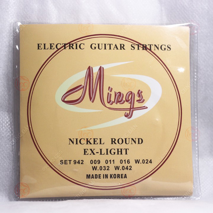 Dây đàn Guitar điện MINGS set 942 (9.11.16.24.32.42)