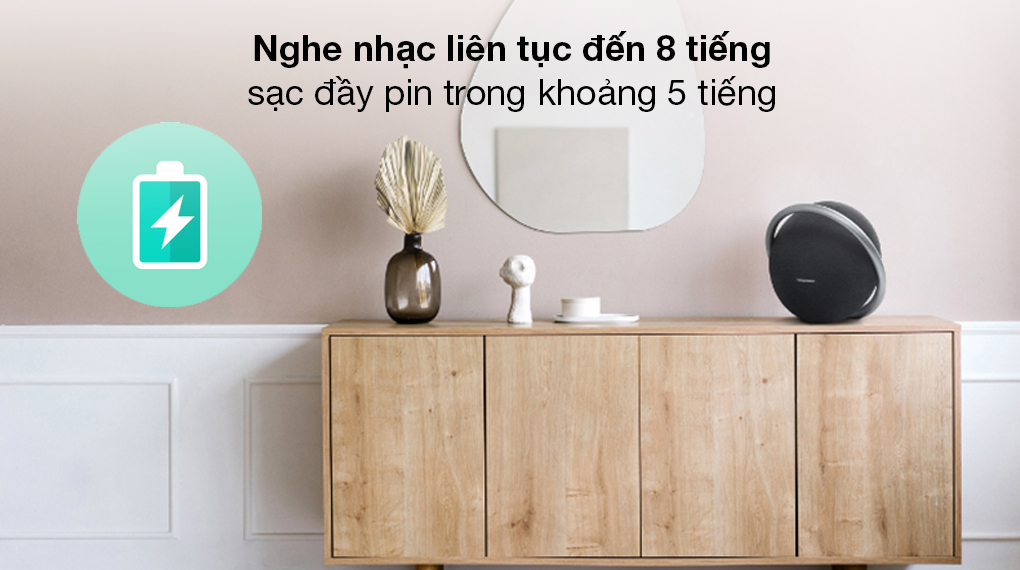 Loa Bluetooth Harman Kardon Onyx Studio 7 - Giải tỏa mọi cơn stress với 6 - 8 tiếng thoải mái nghe nhạc