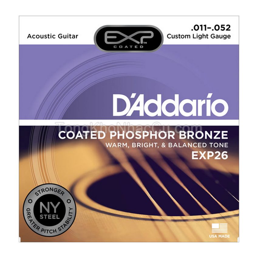 Dây đàn guitar Acoustic D'Addario EXP26