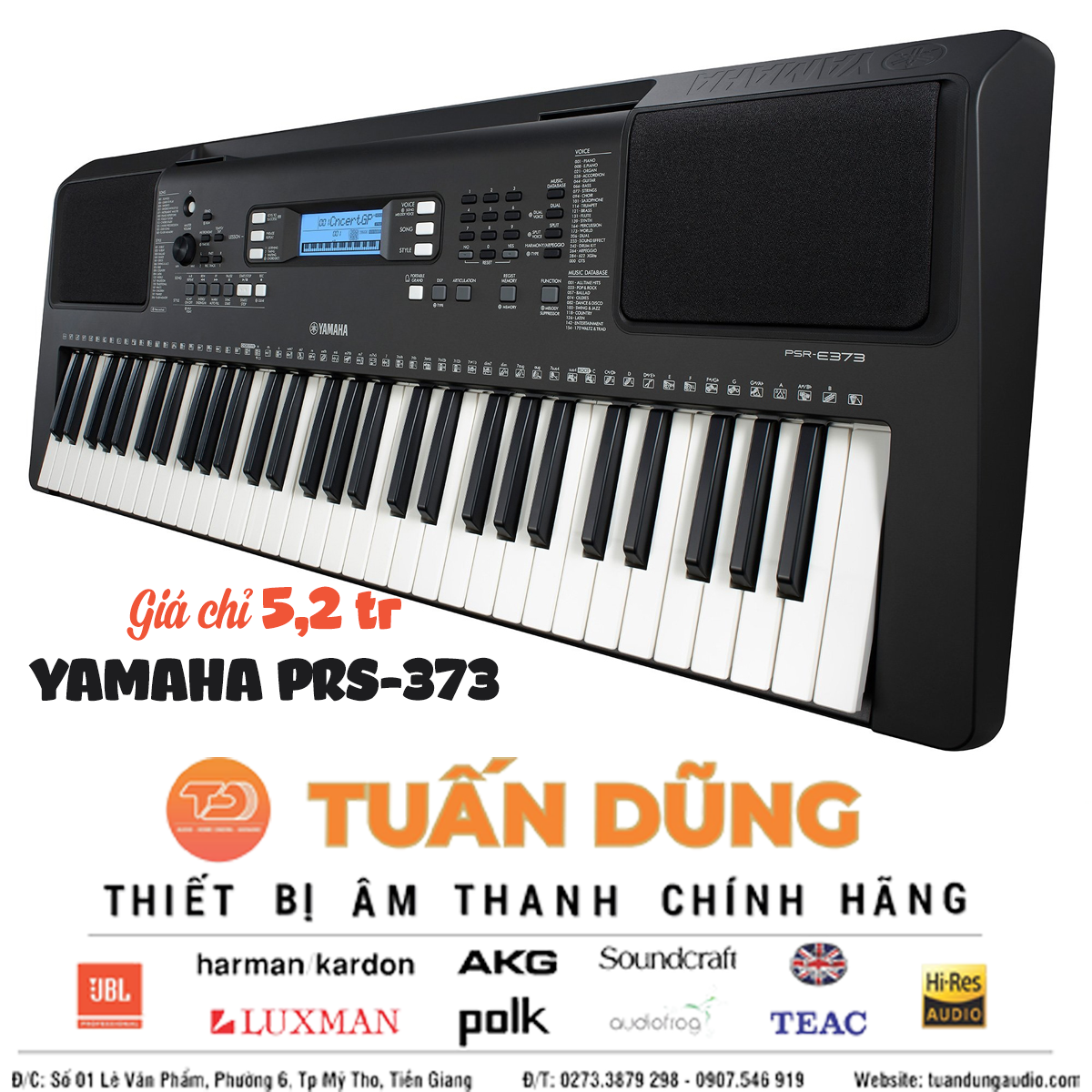 Đàn Organ Yamaha PSR E373