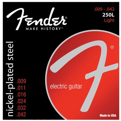 Dây đàn guitar điện FENDER Light 250L 09-11-16-24-32-42