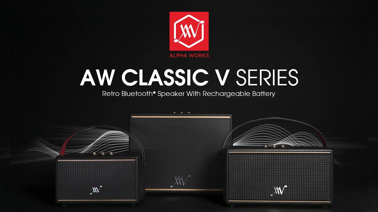 Loa Bluetooth Retro Alpha Works Classic V60