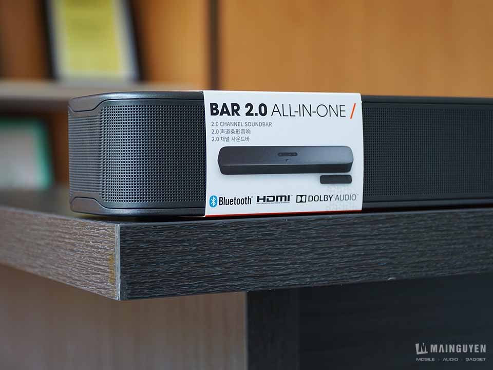 Trên tay soundbar JBL Bar 2.0 All-in-One - Phiên bản nâng cấp của Bar Studio, công suất 80W